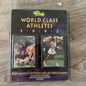 VTG SEALED Classic 1992 World Class Athletes‎ Limited Edition Card 255641/295000